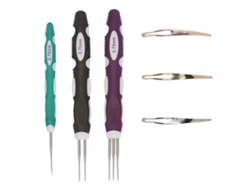 6pcs Ganchos De Crochet Para Dreadlocks 0.75mm Para Tejer Pelo Con Mango Ergonómico