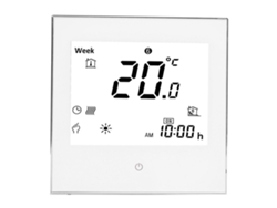 Termostato de ambiente programable semanal con pantalla LCD táctil de 5 A, CA 110-230 V para calefacción