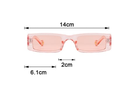 Gafas De Sol Retro Con Montura Pequeña - Montura Rosa Polvo Degradado Gafas De Sol Con Montura Pequeña Retro - Montura Rosa Polvo Degradado JEIIBRZ...