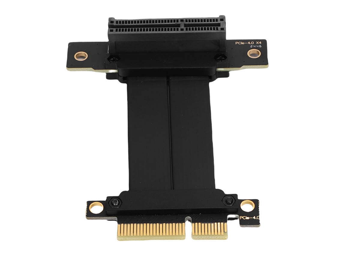 Cable De Extensión De Tarjeta Gráfica Gen 4 Gpu Pcie 4.0 X4 Cable De Elevación 8gb/s 90 Grados 10cm