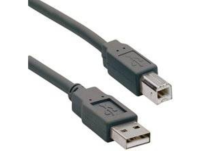 Cable EDNET (USB B - 1.8 m - Negro)