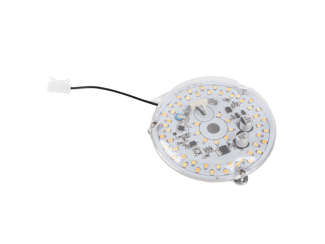 Panel de luz LED de reemplazo 2026 para ventilador de techo, 3,93 pulgadas, 18 W, 2000 lm, 3 temperaturas de color, regulable, reemplazo magnético.