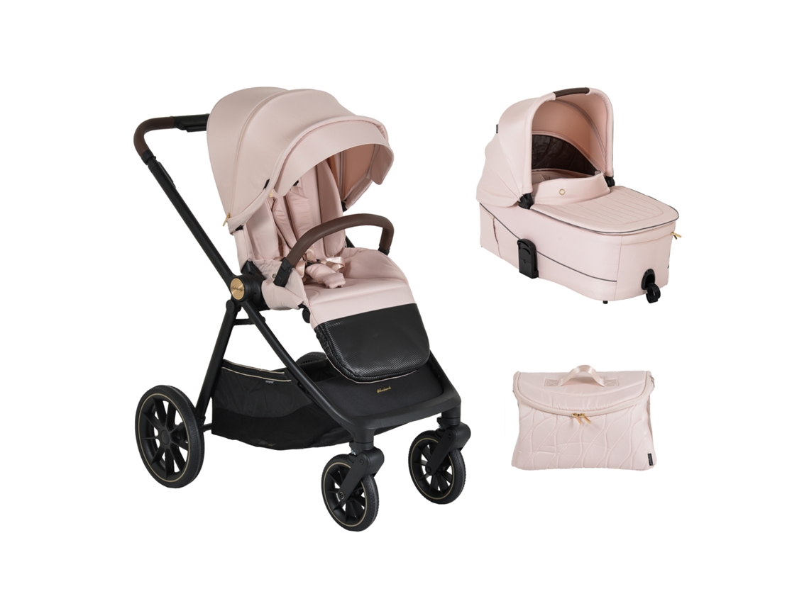 Cochecito Cangaroo Celebrity 2 en 1 color rosa nube