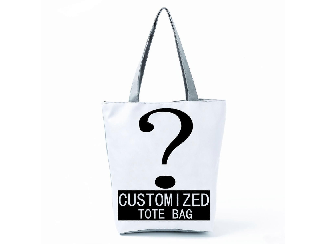 Bolso de hombro plegable para mujer con un bonito estampado de dibujos animados de Super Mamá, bolso de viaje para mamá y bebé, bolso informal ecológico.