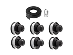 F3u Para Black Decker St1000 St3000 St4000 St4500 Seis Carretes Con 3f + Tapa + Resorte, Rs-136-bkp+6823