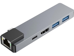 Los Adaptadores Multifuncionales Usb-c Permiten Una Transmisión Pd100w Y Una Visualización Nítida De Hdtv 4k A 30 Hz En Un Pc.