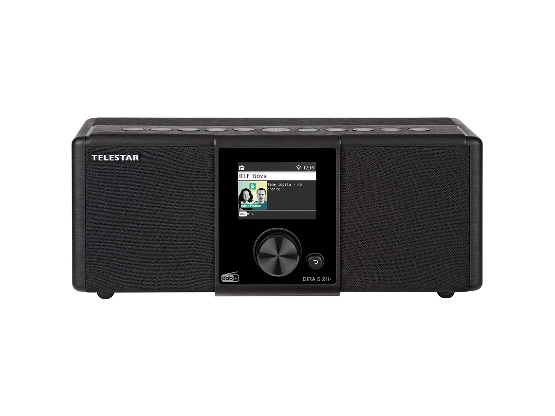 Radio Estéreo Multifunción Dab/FM/Internet/Bluetooth Dira S21i Negro Telestar