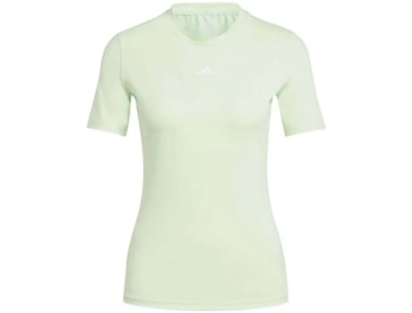 Camiseta de Mujer ADIDAS Corta Tf Train Verde (X/S)