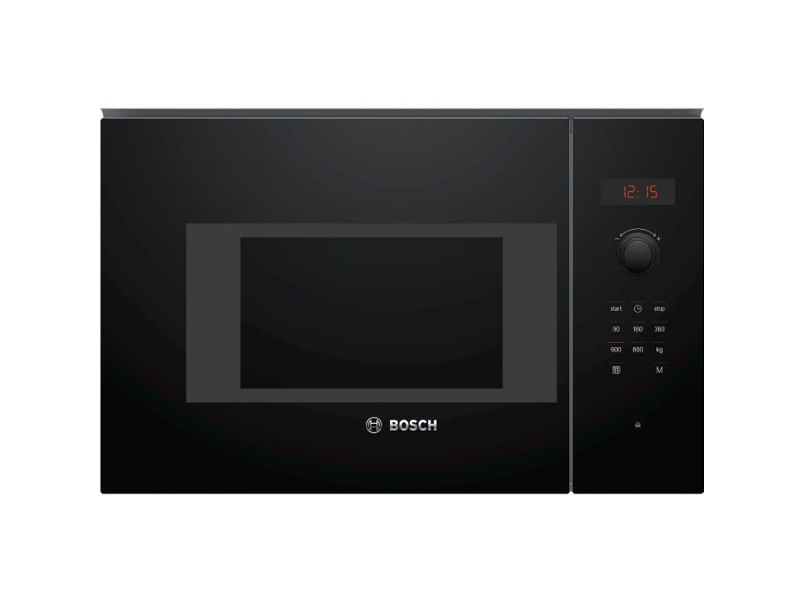Microondas empotrado individual bosch ser4 bfl523mb1f negro 7 programas automáticos 38,2 x 59,4 x 31,7 cm siemens