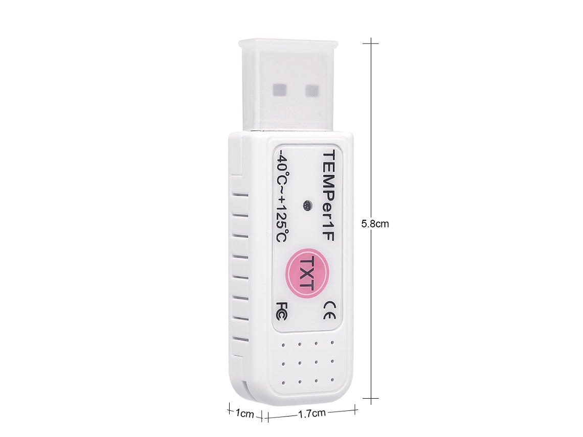Termómetro Higrómetro Registrador De Datos Usb Pcsensor Temper1f Para Pc Portátil