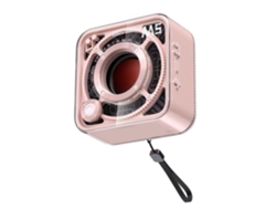 Altavoz Bluetooth inalámbrico portátil de 5 W, transparente, estilo armadura mecánica, pequeño, para Chennnls