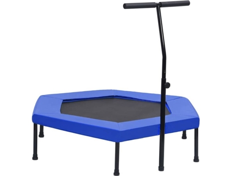 vidaXL Cama elástica fitness almohadilla de seguridad hexagonal 122 cm
