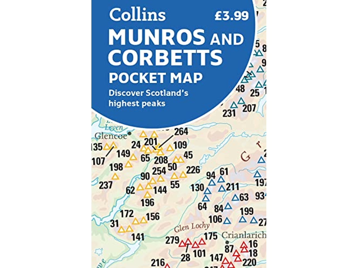 Libro Munros and Corbetts Pocket Map de A–Z Maps (Inglés)