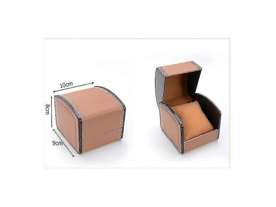 Estuche portátil para relojes con 6 compartimentos y cremallera, ideal para viajes, colección y almacenamiento de joyas, Hengjian (negro)
