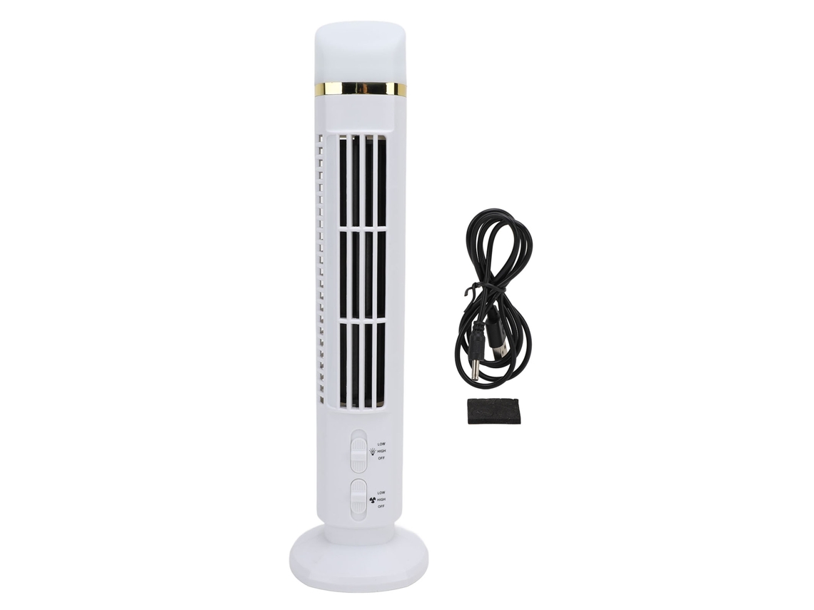 Ventilador Torre Multifuncional Con Luz Led Para Oficina Y Hogar