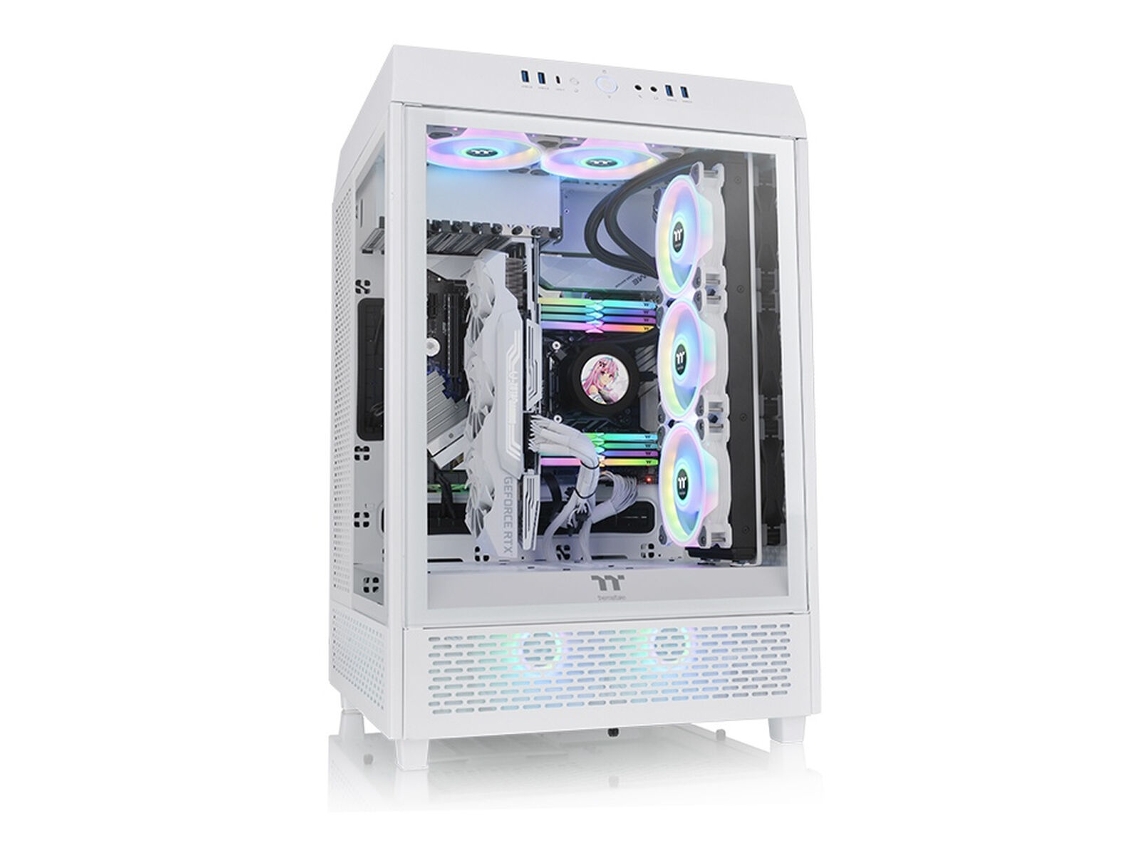 Caja Semitorre Atx TT THERMALTAKE The Tower 500 Blanco Atx