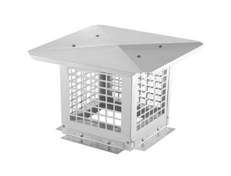 VEVOR 228,6 x 228,6 mm chimenea, chimenea de acero inoxidable 304, no fácil de quitar, accesorios prácticos, color plata