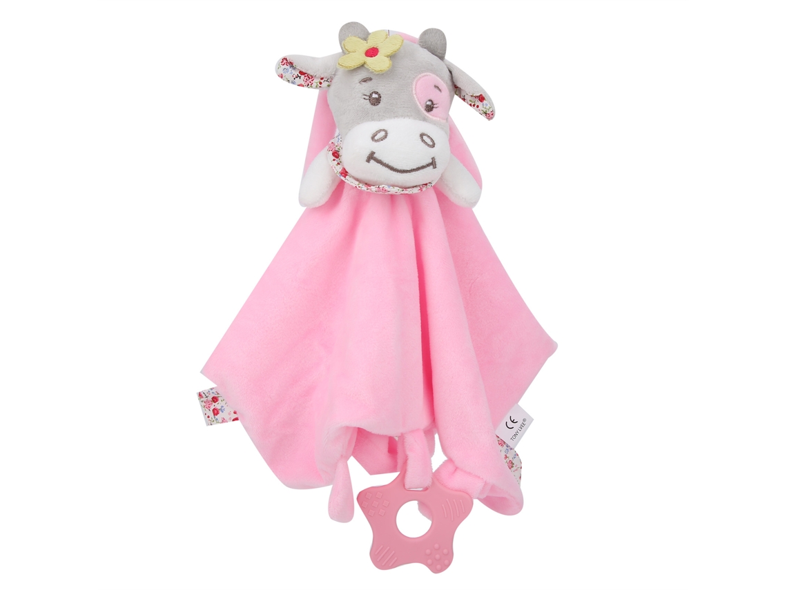 Manta De Seguridad De Peluche Animada Para La Dentición Del Bebé, Juguete Relajante E Inofensivo.