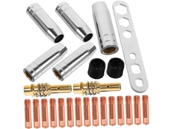 1 Kit Completo De Accesorios Soldadura Soldadores Y Soportes, Incluye Conductores, Conectores Y
