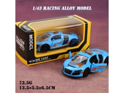 Coche De Carreras De Aleación Realista A Escala 1/43 Con Mecanismo De Retroceso, Juguete Para Niños.