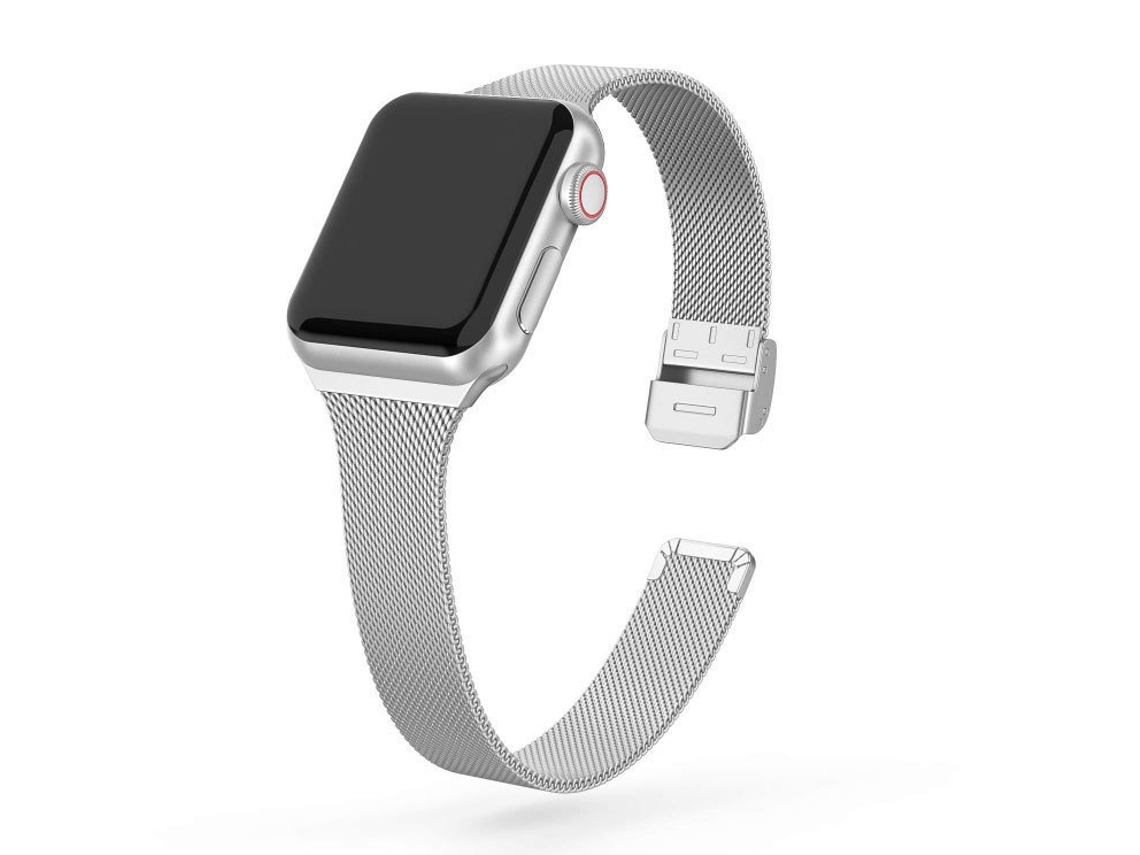 Correa Milanesa Loop Yuysan para Apple Watch Serie Completa 38/40/41 mm Plateada