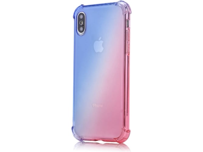 Funda iPhone 7, 8 Plus WJS Gradient Shock Absorption Rosa