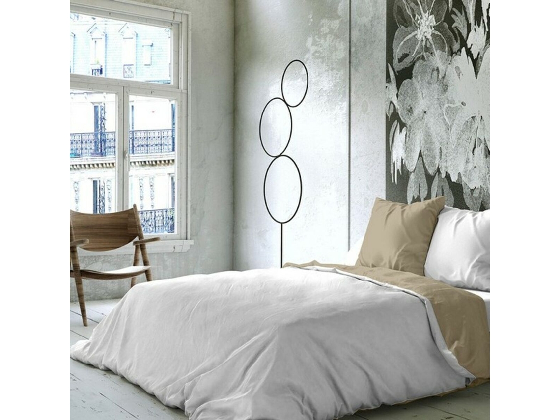 Funda Nórdica Naturals Blanco (Cama de 135) (220x270 cm)