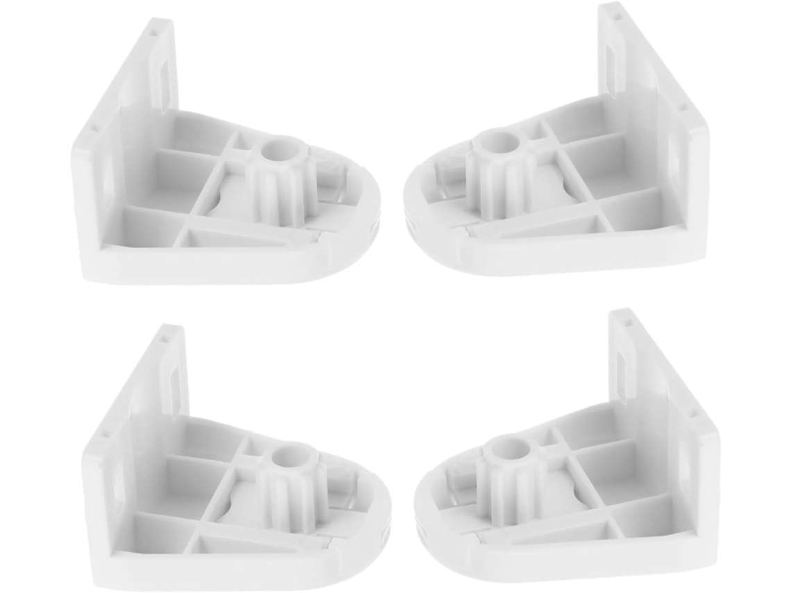 4 Piezas Soporte Triangular Para Doble Persiana Enrollable De Montaje Pared Soporte Estable Para Cortinas De Pvc Para Decoración De Ho