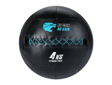 Wall Ball FITNESS TECH Negro 4Kg