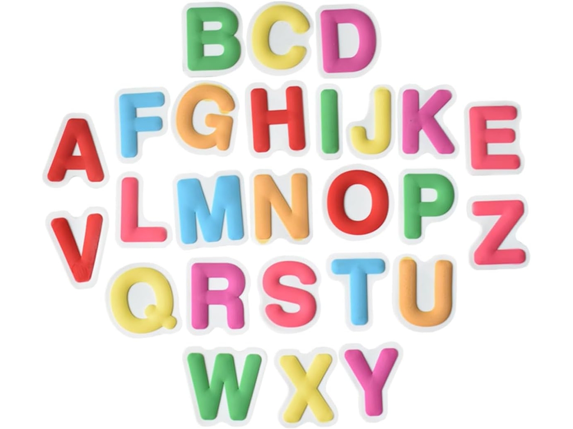 26 Imanes De Silicona Suave Con Letras Del Alfabeto Para Nevera, Juego Educativo Para Niños Y Niñas