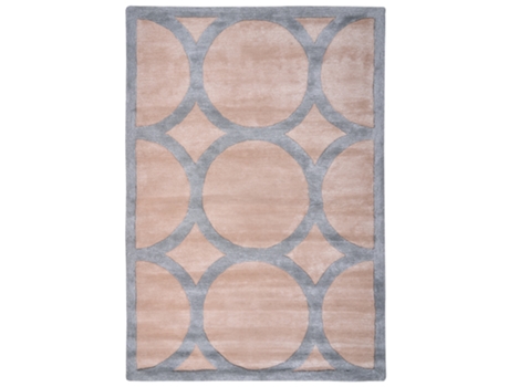 Alfombra doméstica BELIANI Malan rectangular de viscosa gris 160X230
