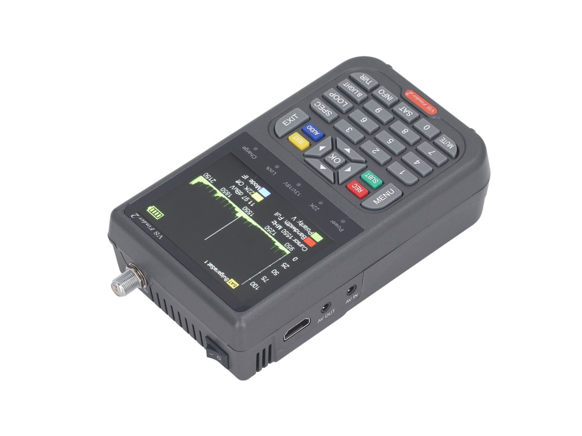 Buscador Digital De Satélites 950-2150mhz Pantalla De 3,5 Pulgadas Receptor De Señal Dvb S2x S2 S Batería De 4000mah