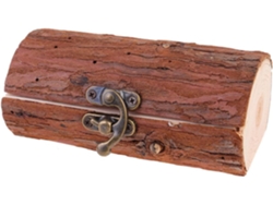 Madera Anillos Tamaño 1 Pieza Joyero Creativo Elegante Contenedor Bodas Compromisos Soporte Portátil Caja M