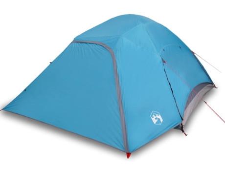 Tienda de campaña familiar iglú 6 personas VIDAXL impermeable azul