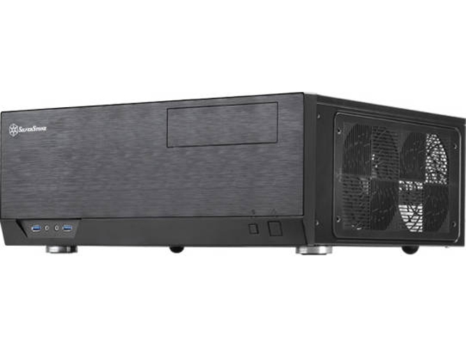 Caja PC SILVERSTONE Grandia GD09 (Tower - Negro)