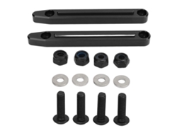 Barras de techo de aluminio ligero para Arrma escala 1/7, pieza de repuesto y mejora para coche RC, color negro.