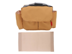 Organizador universal para el cuidado del bebé, bolsa impermeable con portabebés multifuncional.