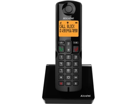 Teléfono Fijo ALCATEL S280 EWE Negro