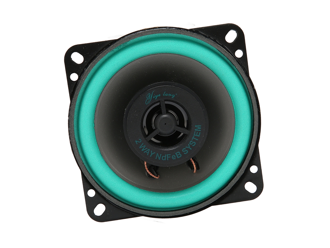 Altavoz Estéreo De Alta Potencia De 4 Pulgadas Y 100 W Para Coche Con Conector Coaxial De Alta Sensibilidad Para Sistema De Audio De Vehículo.
