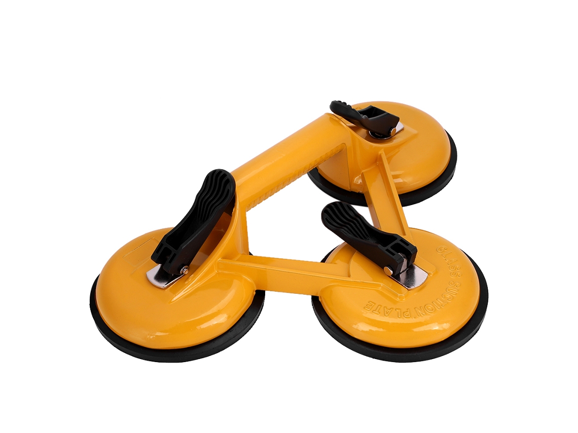 TRUYUETY Ferramenta Para Consertar Vãos De Piso Para Instalação De Laminado, Ventosa Dupla Com Design Ergonômico, Ventosa De Vidro Com Ventosas Resistentes E A