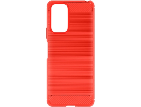 Carcasa Xiaomi Redmi Note 10 Pro AVIZAR BACK-CARBRUSH-RD-RN10P Rojo