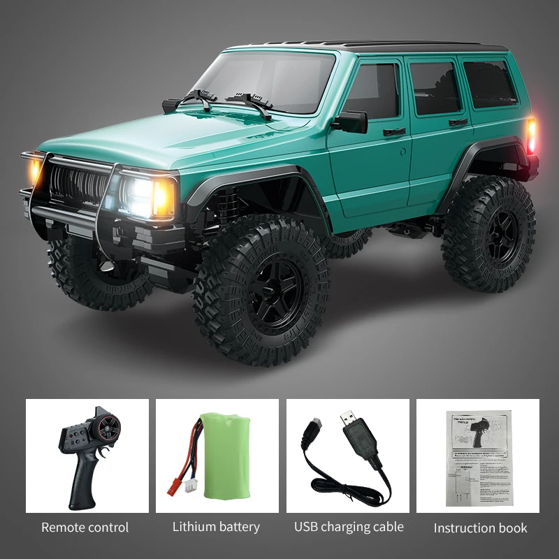 Modelo de Controle Remoto para Veículos 4x4 Fora de Estrada MDUG (verde)