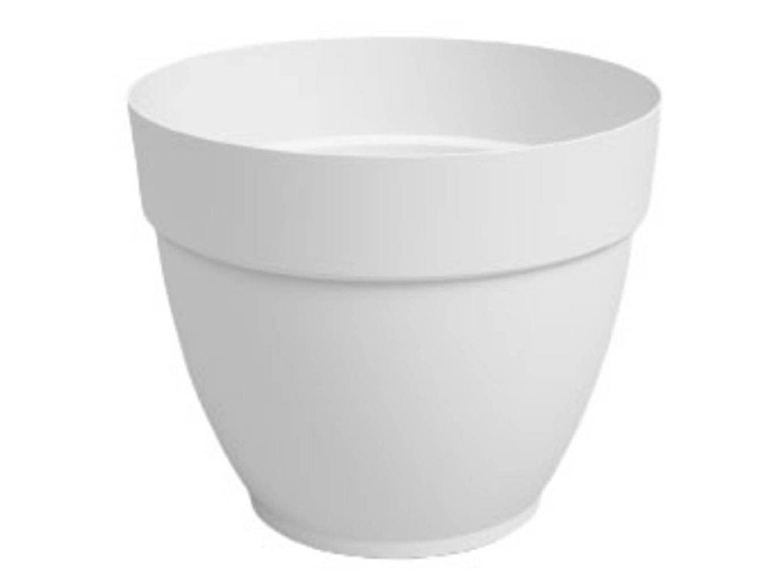 Vaso ARTEVASI Campana (16.8x20x20cm - Blanco - Materiales Reciclados)