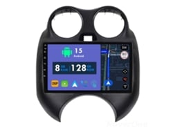 Coche Radio Android Auto Autoradio 8GB RAM 128G ROM CarPlay Navegación GPS Pantalla Táctil RoverOne para Nissan March K13 2010 - 2013 