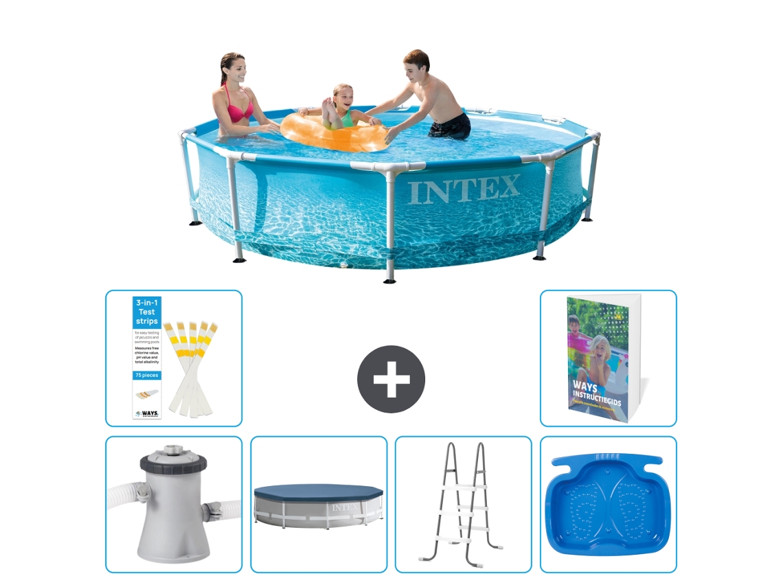 Intex Piscina Com Estrutura Redonda - 305x76 Cm - 7-peças S314