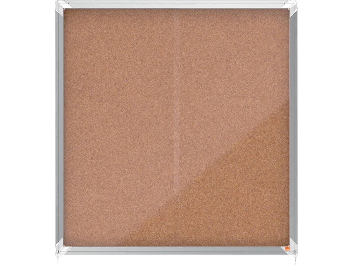 Vitrina NOBO Puerta Corredera (12xA4 - Corcho - Magnético: No)