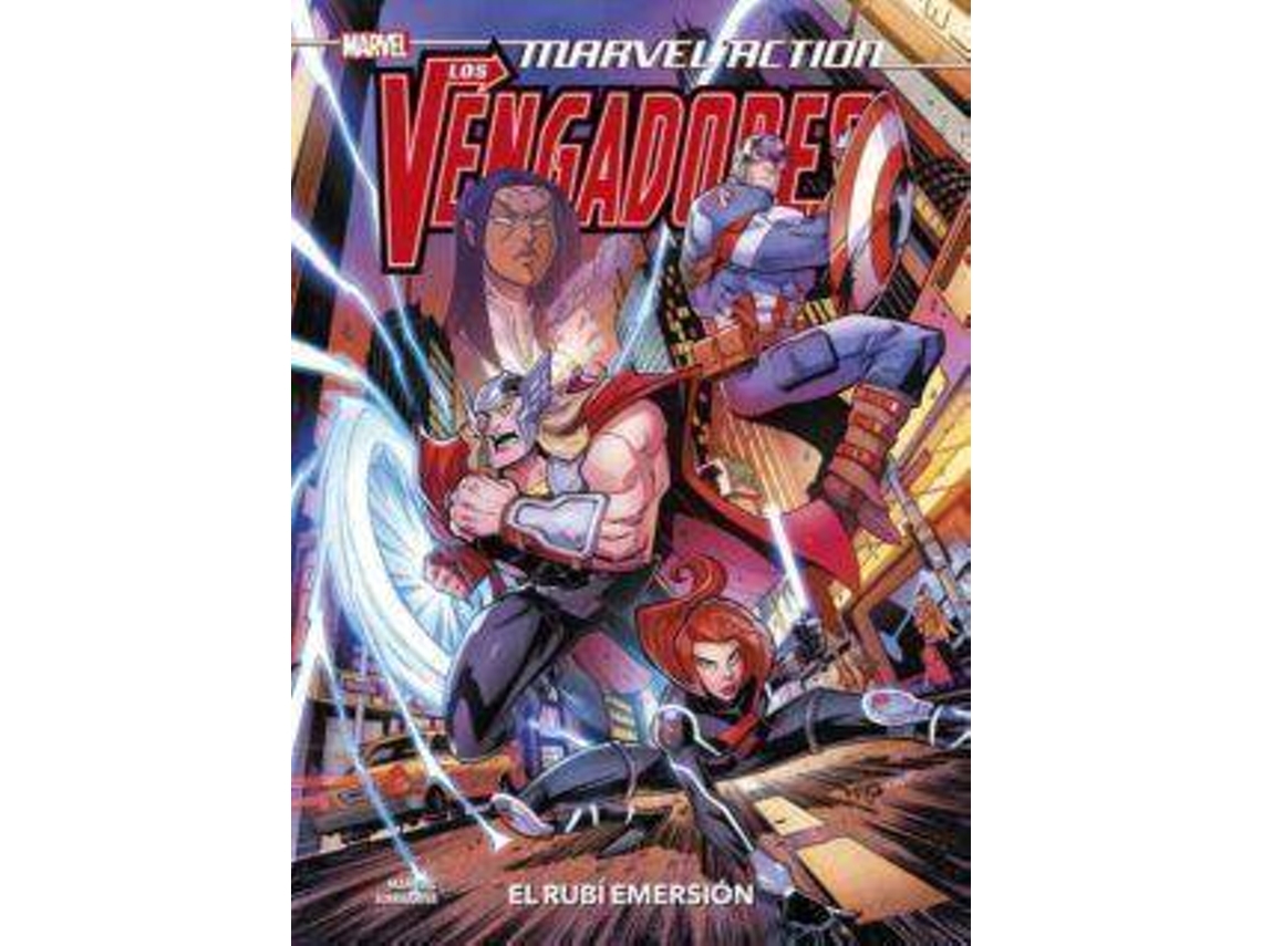 Libro Marvel Action Los Vengadores 02 El Rubi Emersion de Matthew K Manning e Jon Sommariva (Español)