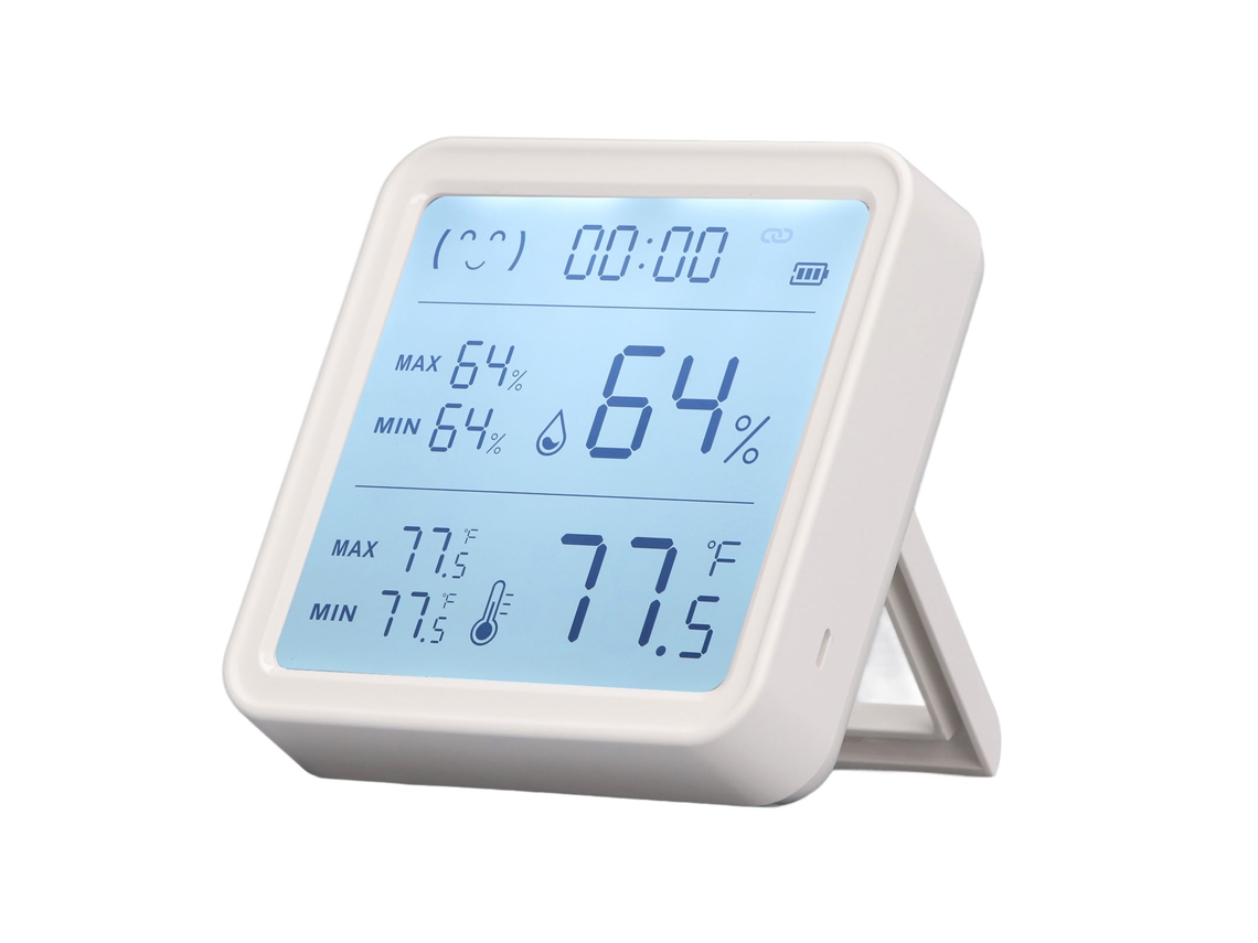 Sensor Inalámbrico De Temperatura Y Humedad Con Pantalla De 3,5 Pulgadas Y Monitor Bluetooth.