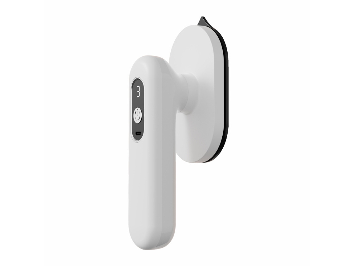 Plancha De Vapor Portátil Plegable Blanca Con Carga Inalámbrica Y 3 Niveles De Display Para Hogar