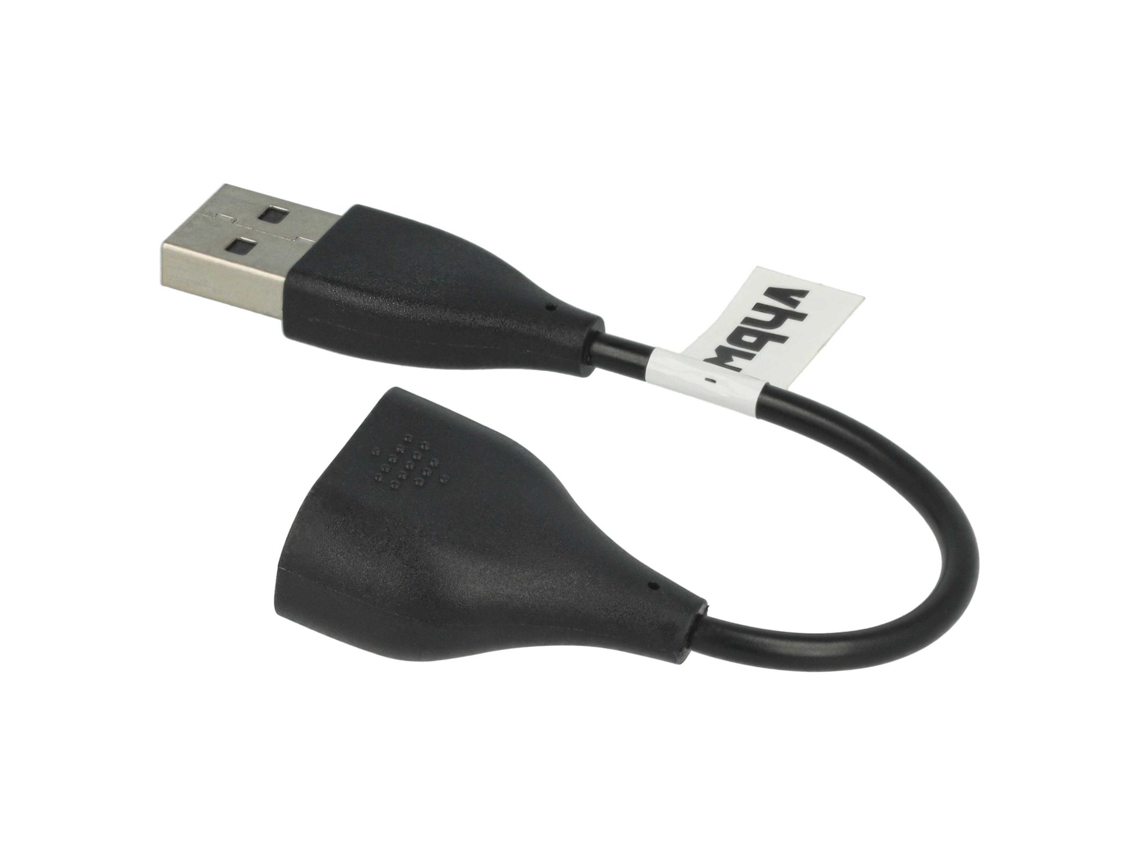 Cable de carga compatible con Fitbit One Fitness Tracker - Cable de 10 cm, negro